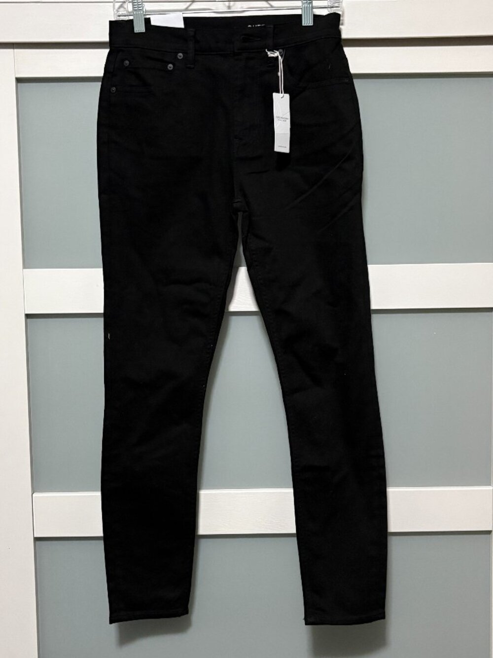 OuterKnown Outer Known Fair Trade S.E.A Jeans Black Skinny Leg  sz 27 NWT NEW